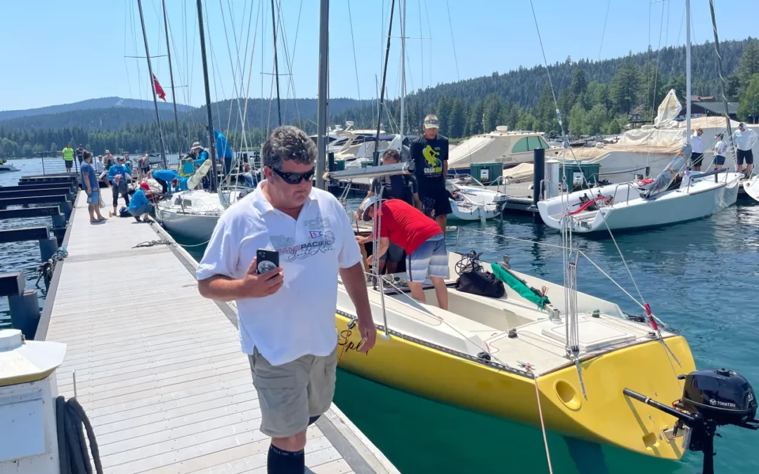 Catching up with sailor Andy Schwenk & our first splash of the summer